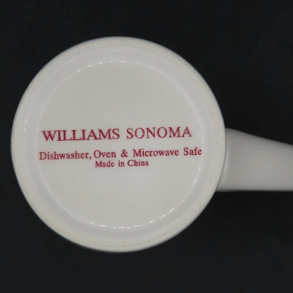 Set of 2, Williams Sonoma Coffee Mug Swedish Glögg